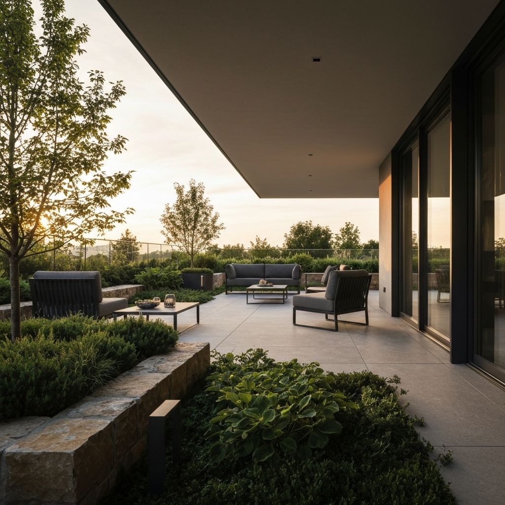 Terraza premium diseñada por Garden Oasis